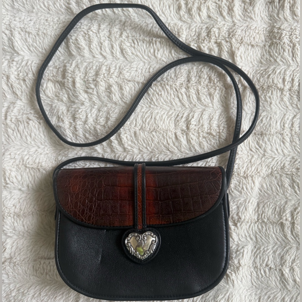 Brighton Elegant Black and Brown Women's Bag - Picture 2 of 4
